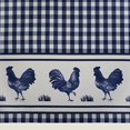 thumbnail image 2 of Light Filtering Printed Tier & Valance Window curtain Set - 58 Inch Length, 24 Inch Width - Barnyard (Navy), Machine Washable Drape for Kitchen, Bedroom, Living, & Dining Room by Achim Home Decor, 2 of 2