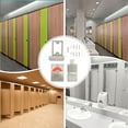 thumbnail image 3 of Shisuyan Toilet Door Lock Stainless Steel 1Set 2.7X1.6X1.3In, 3 of 8