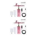 thumbnail image 2 of QualitChoice Compact Airbrush Air Compressor Kit Set Versatile Spray Painting Craft Rechargeable Nail Pink 1.49x5.1x5.7 Inch 2Set, 2 of 6