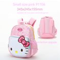 thumbnail image 3 of Mochilas escolares que protegen la columna vertebral y reducen la carga para estudiantes de primaria de Hello Kitty Mochila escolar para niñas de jardín de infantes Bolso de hombro rosa, 3 of 5