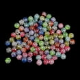 thumbnail image 3 of AMLESO 100 Pieces Wholesale Clear Acrylic Beads Assorted Bright Colors with Line, 3 of 8