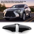 thumbnail image 3 of Paire de Coques de Remplacement pour Vue Latérale Mirror pour Lexus Auto-Adhésives, 3 of 7