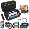HEYSTOP Switch Accessories Bundle 12 in 1 Compatible with Nintendo