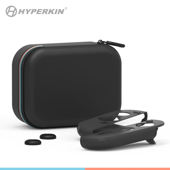 Hyperkin 3-in-1 Carrying Case Travel Kit for Nintendo Switch 2 Joy-Con Controllers, with 2 Silicone Grip Cases, 2 Thumb Grips and Hard Case On-The-Go Gaming Gear