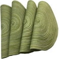 thumbnail image 2 of Round Woven Placemats, 4 Pcs, 15" Braided Woven Placemats, Attractive Kitchen Place Mats, Round Placemats as Table Mat (Green), 2 of 6