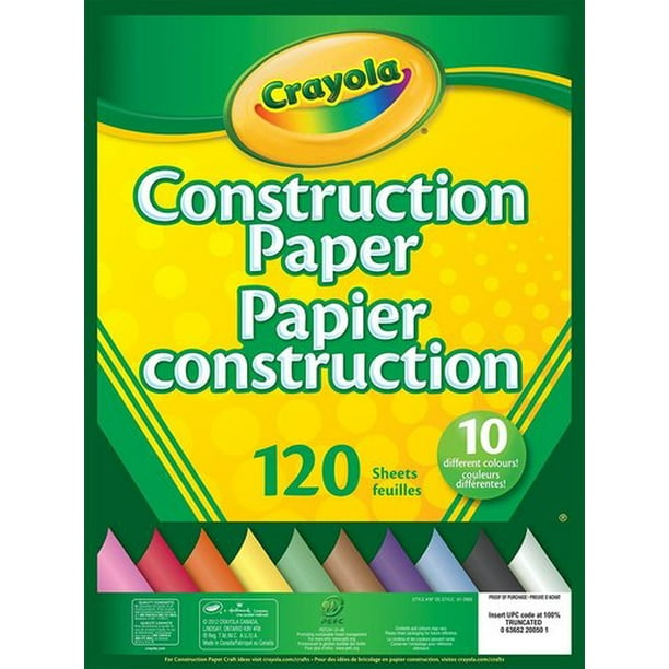 Crayola 120 Pages Tapis de Papier de Construction