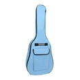 thumbnail image 3 of Bolsa para guitarra, bolsa para concierto, asa de transporte de viaje, cubierta antipolvo para guitarra eléctrica a prueba de polvo, correas dobles , azul Baoblaze Estuche para bajo eléctrico, 3 of 8