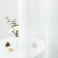 thumbnail image 5 of DriftAway Extra Long Linen Textured Sheer Pinch Pleat Curtains 2 Panels 2 Story House Tall Curtains for High Ceiling Long Window High Living Room Light Filtering Back Tab 52 Inch by 252 Inch White, 5 of 9