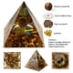 thumbnail image 1 of Generador de energía de cristal Natural, pirámide de resina, Peridoto, amatista, Reiki, Chakra curativo, herramienta de meditación, decoración de habitación, 1 of 4