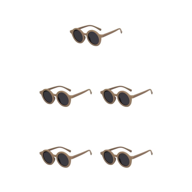 Gafas de sol ópticas redondas Sonducket para bebé Color Marrón moca