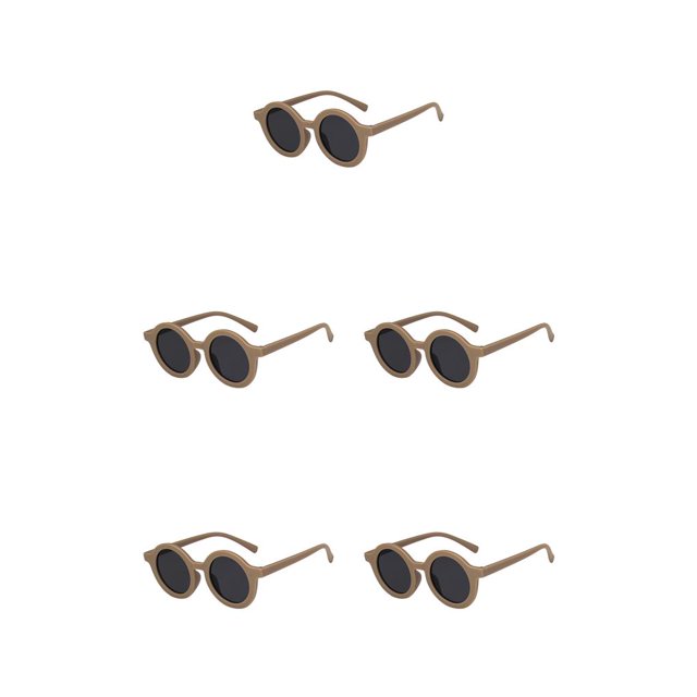 Gafas de sol ópticas redondas Sonducket para bebé Color Marrón moca
