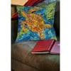 Thumbprintz Mosaic Sea Turtle Indoor Pillow