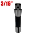 thumbnail image 1 of Bgsha 3/16" to 1" End Mill Adapter Holder For Bridgeport Machines R8 Milling Tool, 1 of 5