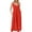Red summer dresses, variant on pimelu Dresses for Women Maxi Dresses for Women 2024 Party Prom Plus Size Spaghetti Strap Long Dresses with Pocket Summer Fashion Solid Sleeveless Crewneck Ladies Maxi Dresses
