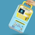 thumbnail image 4 of Cajero Automático Caja de Ahorros,Caja de ahorros para cajeros automáticos para y niñas,Mini Cajero Automático Moneda Nota Cara Reconición,Contraseña electrónica Banco de dinero perfke Cajero Automático Caja de Ahorros, 4 of 9