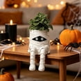 thumbnail image 4 of Clearance! Halloween Whimsical Hanging Leg Planter, Resin Succulent Garden Pot, Mummy, 4 of 8