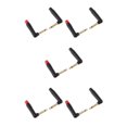 thumbnail image 1 of maskred 2-Pack 90 Degree 5mm Mono Male Audio for Amplifier Solder Plug Adapter Enhanced Sound Style A 5Set, 1 of 6