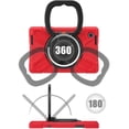thumbnail image 4 of for Lenovo Tab M8 4th Gen 8.0 inch 2023 Release TB-300FU Case, 360 Rotatable Handle Stand, Shoulder Strap, Drop-Proof Design, Red, 4 of 7