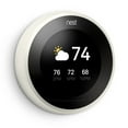 thumbnail image 3 of Restored Nest T3017US Learning Thermostat 3rd Generation, White (Refurbished), 3 of 3