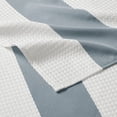 thumbnail image 4 of Spa Waffle Weave Striped Fabric Shower Curtain , Classic Shower Curtains for Bathroom , 72 X 84 , Blue, 4 of 5