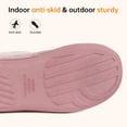 thumbnail image 6 of Women's Micro Suede Cozy Memory Foam Winter Slippers with Fuzzy Faux Fur Collar and Indoor Outdoor Rubber Sole, 6 of 7
