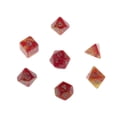 thumbnail image 4 of Juego de 7 Dados Poliédricos Sunnimix D4 D6 D8 D10 D12 D20 Rojo Amarillo, 4 of 8