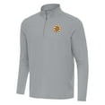 thumbnail image 2 of Men's Antigua Gray Boston Bruins Intent Quarter-Zip Top, 2 of 3