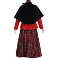 thumbnail image 3 of Victorian Yuletide Lady Women's Caroler Costume Dress, 3 of 7