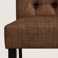 thumbnail image 3 of Subrtex Dining Chairs Linen Fabric Chairs for Kitchen Dining Room Set of 2, Brown, 3 of 6
