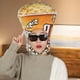 thumbnail image 4 of Lindo sombrero de palomitas de maíz de felpa, sombreros de fiesta para adultos y niños, tocado, sombreros novedosos, sombreros de cosplay, sombrero de, 4 of 8