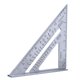 thumbnail image 1 of Regla De Ángulo Cuadrado Herramienta de medición del transportador de ángulo triangular cuadrado de velocidad de aluminio de 7 pulgadas Tmvgtek Para estrenar, 1 of 8