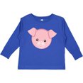 thumbnail image 3 of Inktastic Cute Pig, Little Pig, Piggy, Pink Pig Boys or Girls Long Sleeve Toddler T-Shirt, 3 of 5