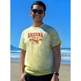 thumbnail image 2 of Retro College Arizona Eagle Tie Dye Cyclone Men -Image by Shutterstock, Male Small, 2 of 4