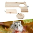 thumbnail image 4 of Hamster Wooden Platform Set, Safe Helpful Chinchilla Wooden Platform Easy To Install  For Samll Pets For Chinchilla For Hamster, 4 of 8