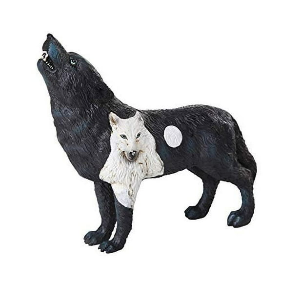 Pacific Giftware The Wolf Spirit Collection Dark Moonlit Night Black Howling Wolf Spirit Collectible Figurine