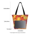 thumbnail image 4 of Kdxio Autumn Leaves Women Reusable Grocery Bags Foldable Ripstop,Reusable Shopping Bags for Shopping,Gym,Gift, 4 of 7