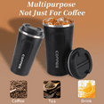 thumbnail image 6 of Coffee Mug 17oz, BKSDUEH Coffee Travel Mug Spill Proof with Leakproof Lid Vacuum Stainless Steel Thermos Coffee Tumblers, Reusable Coffee Cup for Men and Women for Hot & Cold Drinks, 6 of 8
