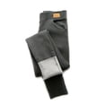 thumbnail image 1 of Billuyoard Mallas con forro polar para mujer, mallas deportivas de Color sólido para niña, pantalones de invierno elásticos para mujer, Suministros térmicos Gris oscuro/L, 1 of 6