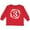 Red, variant on Inktastic 3rd Birthday Rose Wreath Girls Girls Long Sleeve Toddler T-Shirt