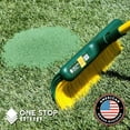thumbnail image 2 of Artificial Grass Turf Broom - Astroturf Rake/Brush. Also Great Carpet Rake & Groomer (Curved Bristle), 2 of 5