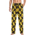 thumbnail image 4 of Top-kevin Cute Animal Duck Black Yellow Pajama Bottoms For Men Pjs Pants For Men with Pockets Long, 4 of 7