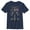 Navy Blue, variant on Boy's Lost Gods Halloween Skeleton Rib Cage Heart Graphic Tee Charcoal Heather Large