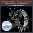 thumbnail image 3 of Correa de reloj NotoCity Silicone 22mm para Garmin Fenix 6 negro-gris, 3 of 8