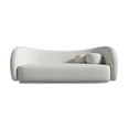 thumbnail image 1 of Ilios Innova | Sofá de 3 Plazas | Estilo Moderno | Diseño Curvo Orgánico | Felpa Suave | Cojines Integrados, 1 of 9