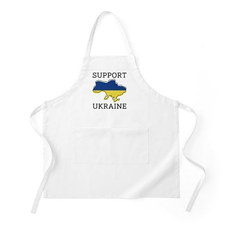 

CafePress - Support Ukraine - Kitchen Apron with Pockets Grilling Apron Baking Apron