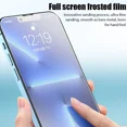 thumbnail image 2 of For iPhone 11 12 13 14 15 16 17Plus Glass Fillm Matte Tempered Glass Full Cover Anti Spy Screen Protector Repair Mobile phone, 2 of 6