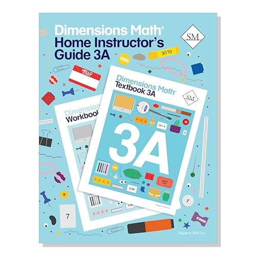 Pre-Owned Dimensions Math Home Instructor's Guide 3A | Singapore Math Inc. [Spiral-bound], 9781947226623, 1947226622, Paperback,
