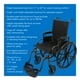 thumbnail image 2 of Silla de ruedas ultraligera ProBasics para adultos - Asiento de altura ajustable - Reposabrazos abatibles - Reposapiés abatible - Asiento de 45 x 40 cm, 2 of 5