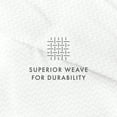 thumbnail image 4 of Noble Linens Light Gray Puffed Chevron Print 3-Piece Duvet Cover Set, King/Cal king, 4 of 11
