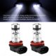thumbnail image 1 of Bombillas para faros delanteros de automóviles, 2x H8 H11 8000K Azul hielo 100W LED Faros delanteros Kit Faros antiniebla Luz de conducción de automóviles Ecomeon no, 1 of 5